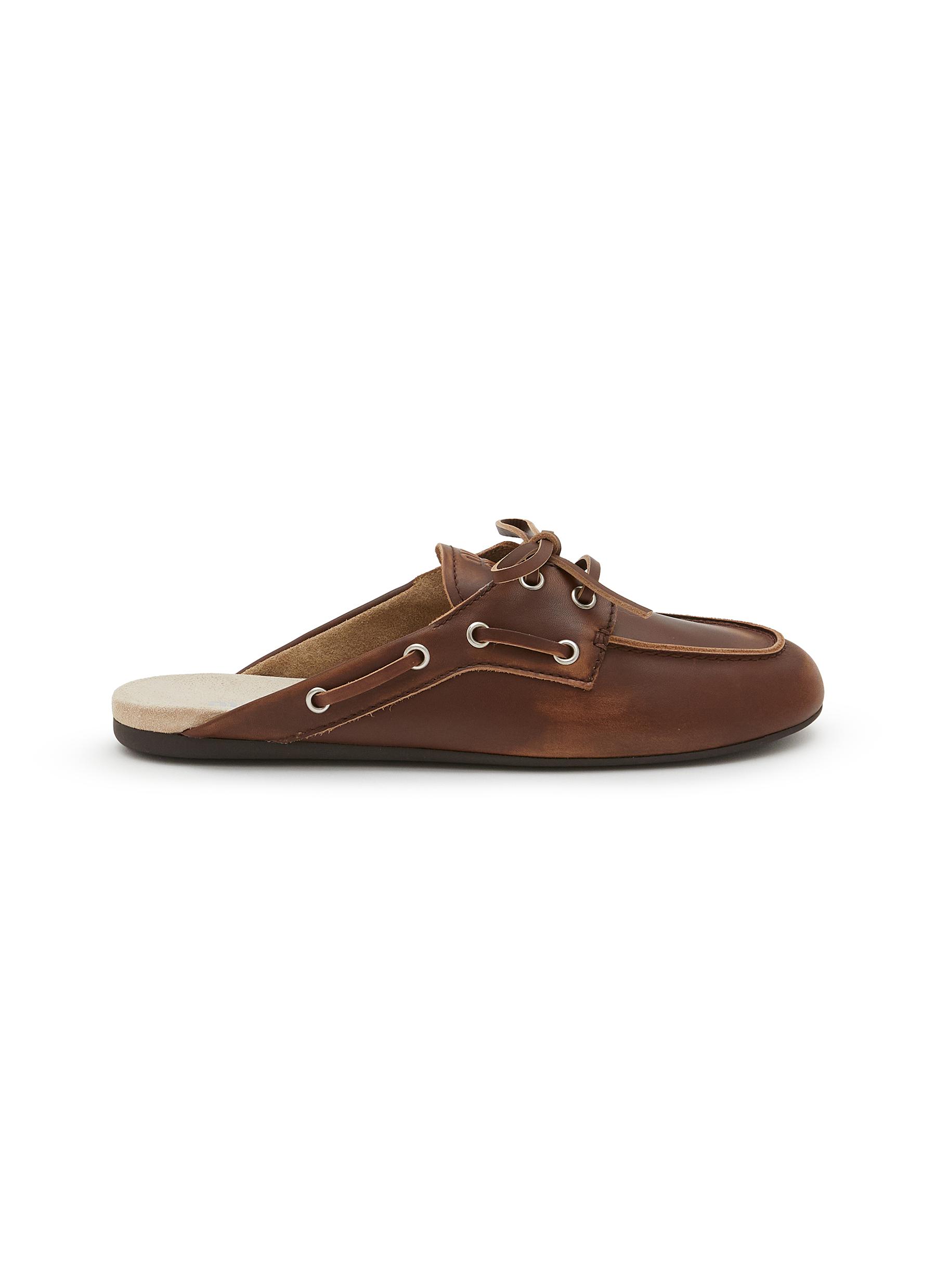 サンダル・ミュール MIU MIIU 5D455E_Z5O_F0401 FADED SUEDE MULE Cinnamon Faded Suede Mules | Miu Miu
