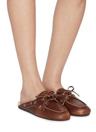 MIU MIU | Faded Leather Mules | Women | Lane Crawford