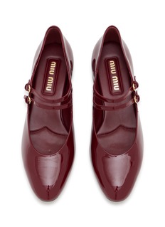 MIU MIU | Modellerie 20 Patent Leather Mary Janes | Women | Lane