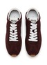 Detail View - Click To Enlarge - MIU MIU - Plume Suede Women's Sneakers