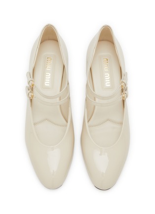Detail View - Click To Enlarge - MIU MIU - Modellerie 20 Patent Leather Mary Janes