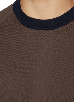  - EQUIL - Contrast Crewneck Cotton Knit T-shirt