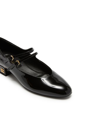 Detail View - Click To Enlarge - MIU MIU - Modellerie 20 Patent Leather Mary Janes