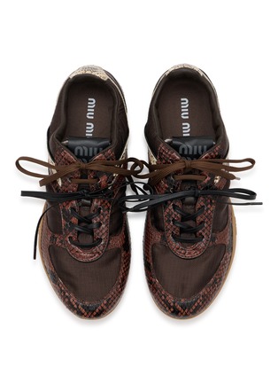 Detail View - Click To Enlarge - MIU MIU - Gymnasium Women's Sneakers