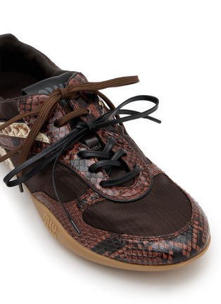 Detail View - Click To Enlarge - MIU MIU - Gymnasium Women's Sneakers