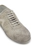 Detail View - Click To Enlarge - ANN DEMEULEMEESTER - Texan Stitching Suede Low Top Women's Sneakers