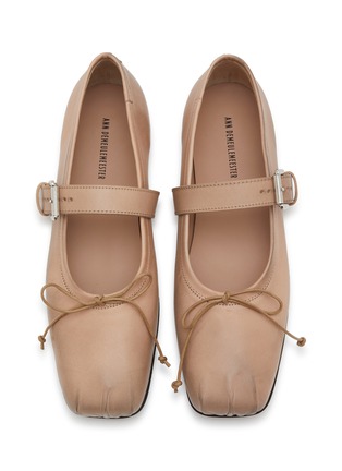 Detail View - Click To Enlarge - ANN DEMEULEMEESTER - Leather Mary Jane Flats