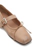 Detail View - Click To Enlarge - ANN DEMEULEMEESTER - Leather Mary Jane Flats