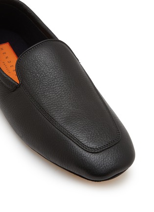 Detail View - Click To Enlarge - HENDERSON - Slip On Pebbled Deer Leather Loafers