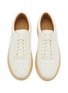 Detail View - Click To Enlarge - HENDERSON - Lace Up Pebbled Deer Leather Men's Sneakers