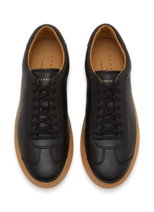 Detail View - Click To Enlarge - HENDERSON - Lace Up Deer Leather Men's Sneakers