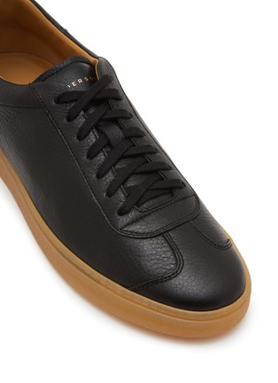 Detail View - Click To Enlarge - HENDERSON - Lace Up Deer Leather Men's Sneakers