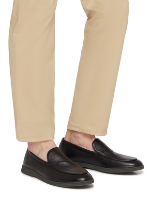 Figure View - Click To Enlarge - HENDERSON - Slip On Leather Loafers