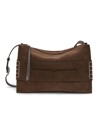 Main View - Click To Enlarge - JW ANDERSON - Loafer Suede Shoulder Bag