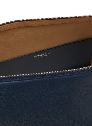 Detail View - Click To Enlarge - JW ANDERSON - Loafer Leather Messenger Shoulder Bag