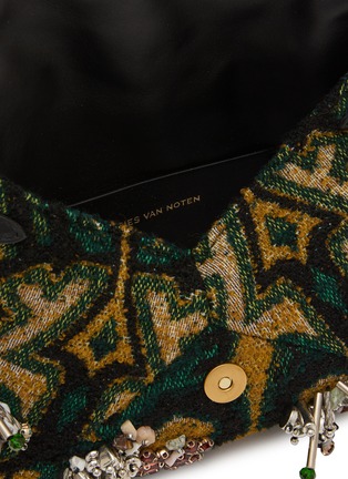 Detail View - Click To Enlarge - DRIES VAN NOTEN - Embroidered Embellished Envelope Bag