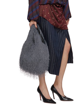 Figure View - Click To Enlarge - DRIES VAN NOTEN - Fringes Shopper Tote