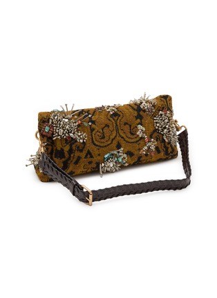 Detail View - Click To Enlarge - DRIES VAN NOTEN - Embroidered Embellished Envelope Bag