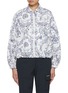 Main View - Click To Enlarge - SOUTHCAPE - Elasticated Hem Zip Up Jacket