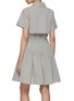 Back View - Click To Enlarge - SOUTHCAPE - Zip Up Pleated Dress