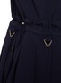  - SOUTHCAPE - Contrast Collar Pleated Dress