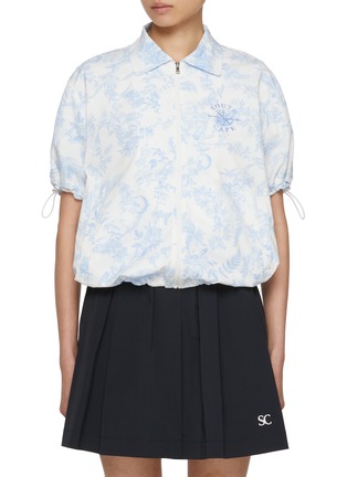 Main View - Click To Enlarge - SOUTHCAPE - Blossom Zip Up Jacket