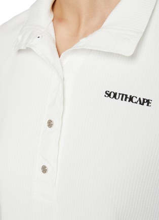  - SOUTHCAPE - High Neck Seersucker T-Shirt