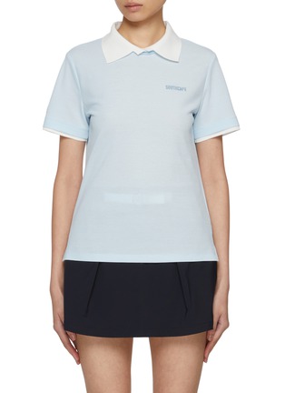 Main View - Click To Enlarge - SOUTHCAPE - Logo Embroidered Polo Shirt
