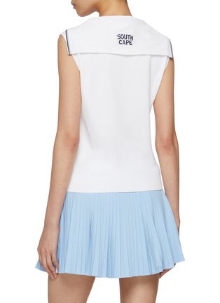 Back View - Click To Enlarge - SOUTHCAPE - Sailor Collar Logo Vest