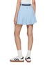 Back View - Click To Enlarge - SOUTHCAPE - Buckled Belt Pleated Skirt
