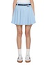 Main View - Click To Enlarge - SOUTHCAPE - Buckled Belt Pleated Skirt