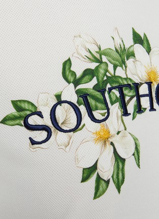  - SOUTHCAPE - Floral Print Logo Embroidered T-shirt