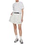 Figure View - Click To Enlarge - SOUTHCAPE - Elasticated Pleated Mini Skirt
