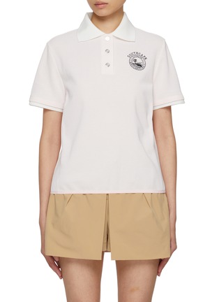 Main View - Click To Enlarge - SOUTHCAPE - Logo Embroidered Polo Shirt
