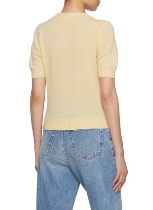 Back View - Click To Enlarge - GUEST IN RESIDENCE - Cashmere Sweater T-Shirt