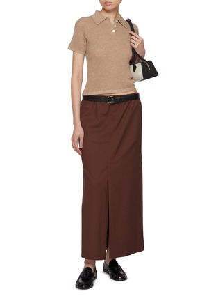 Figure View - Click To Enlarge - GUEST IN RESIDENCE - Shrunken Cashmere Polo Shirt