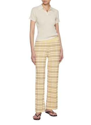 Figure View - Click To Enlarge - GUEST IN RESIDENCE - Shrunken Cashmere Polo Shirt