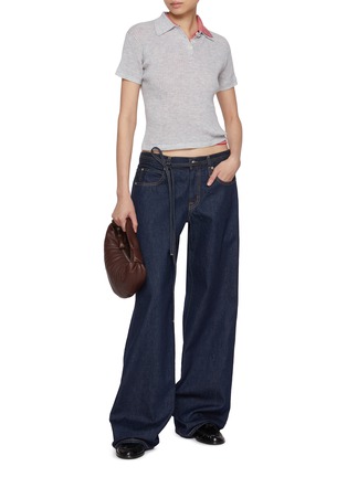 Figure View - Click To Enlarge - GUEST IN RESIDENCE - Shrunken Cashmere Polo Shirt