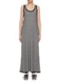 Main View - Click To Enlarge - GUEST IN RESIDENCE - Fine Stripe Silk Linen Maxi Dress