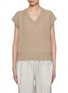 Main View - Click To Enlarge - GUEST IN RESIDENCE - Cashmere Rib Knit Vest