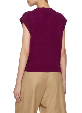Back View - Click To Enlarge - GUEST IN RESIDENCE - Cashmere Rib Knit Vest