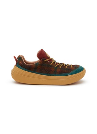 Main View - Click To Enlarge - FLOWER MOUNTAIN - Fami Uni Woolen Knit Men's Sneakers