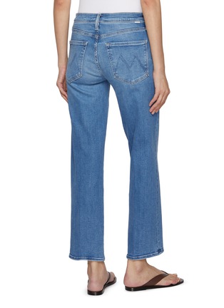Back View - Click To Enlarge - MOTHER - The Rambler Zip Ankle Medium Wash Jeans