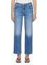 Main View - Click To Enlarge - MOTHER - The Rambler Zip Ankle Medium Wash Jeans