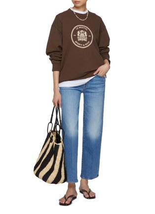 Figure View - Click To Enlarge - MOTHER - The Rambler Zip Ankle Medium Wash Jeans