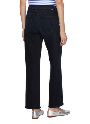 Back View - Click To Enlarge - MOTHER - The Rambler Zip Ankle Dark Wash Jeans