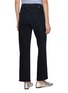 Back View - Click To Enlarge - MOTHER - The Rambler Zip Ankle Dark Wash Jeans