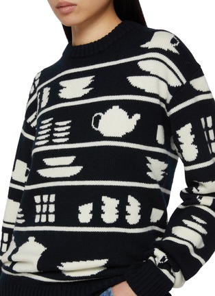  - JW ANDERSON - Crockery Jacquard Wool Sweater