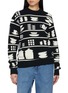 Main View - Click To Enlarge - JW ANDERSON - Crockery Jacquard Wool Sweater
