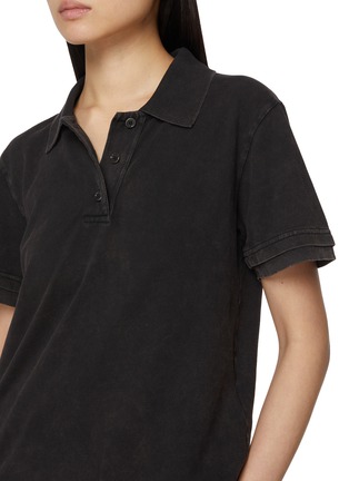  - JW ANDERSON - Washed Layered Cotton Polo Shirt